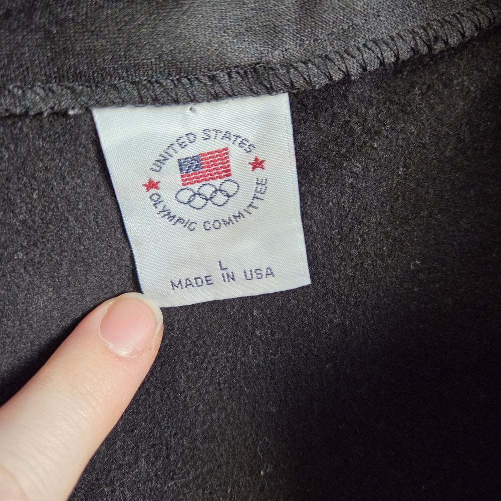 USA Olympics Black Zipup Sweatshirt - Picture 5 of 7